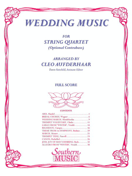 Wedding Music Full Score