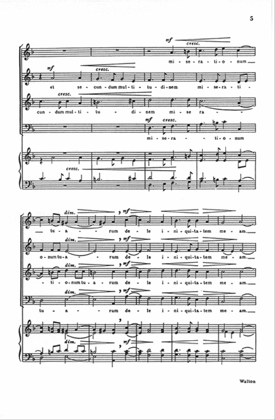 Miserere Mei (SATB) Miserere Mei (SATB) 4-Part scores gallery preview page 4