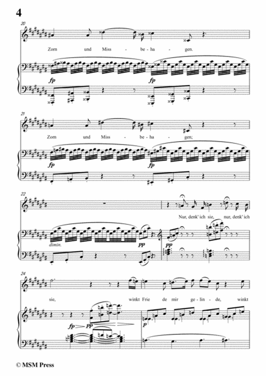Schubert-Sonnet III,in C sharp Major,for Voice&Piano image number null