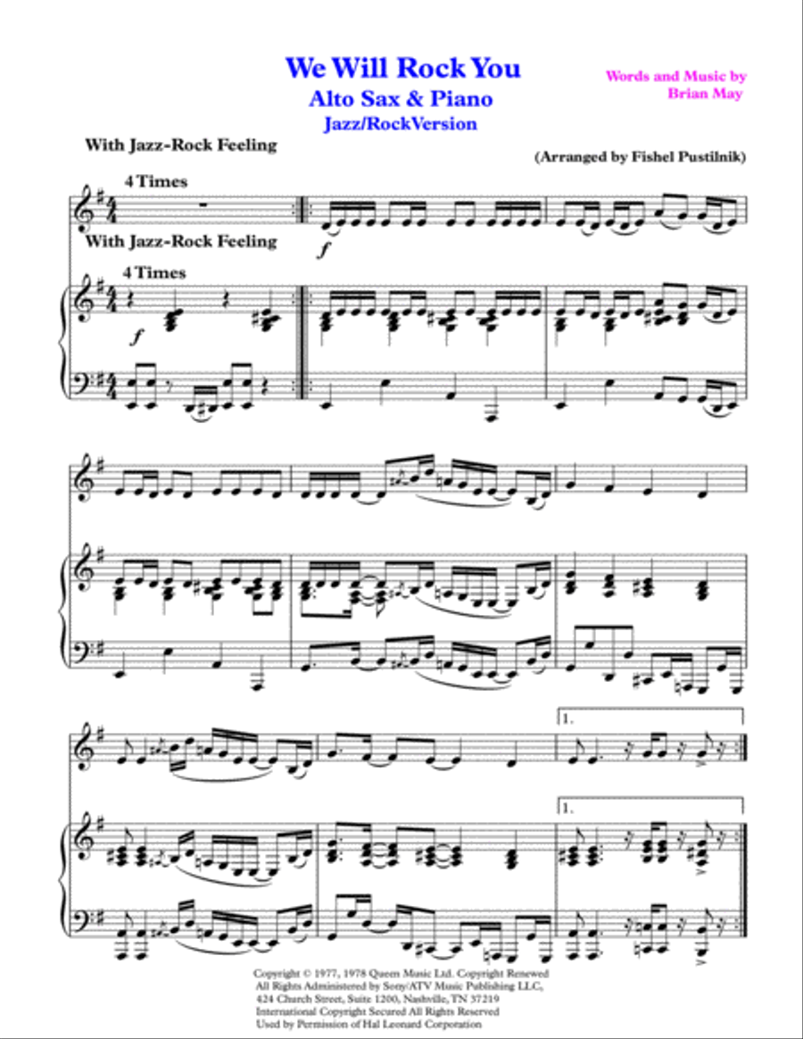 We Will Rock You Woodwind Duet scores gallery preview page 2