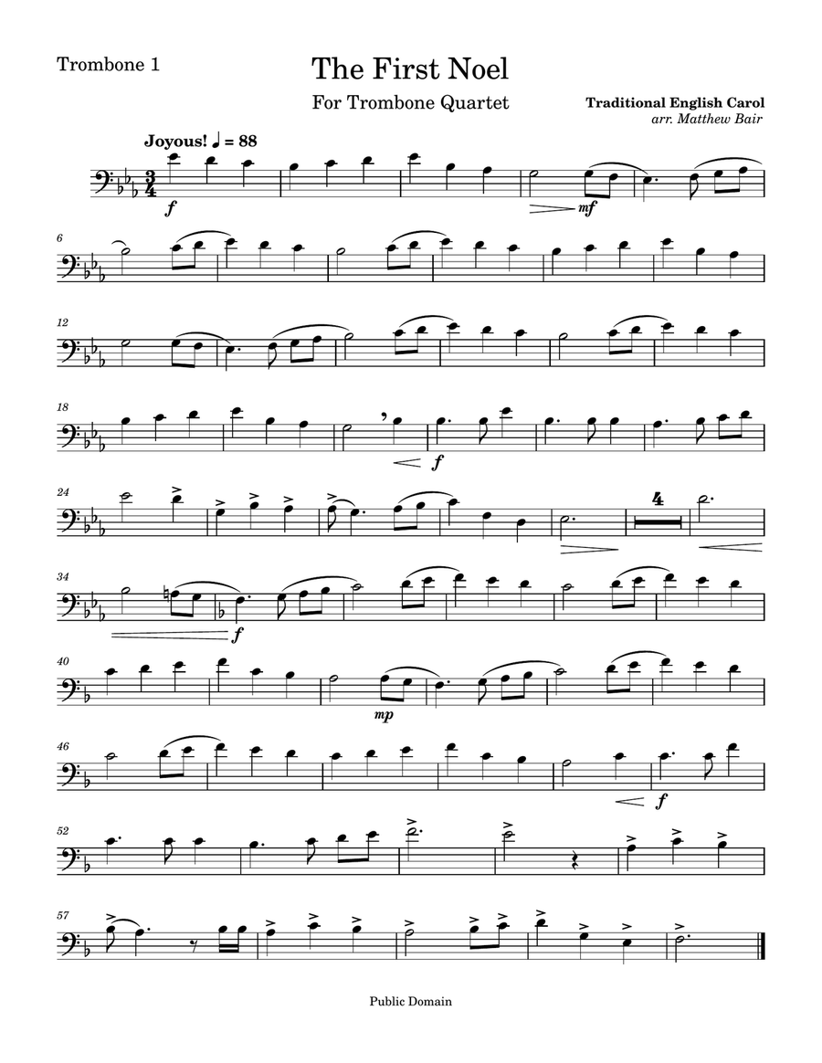 The First Noel Brass Quartet scores gallery preview page 3