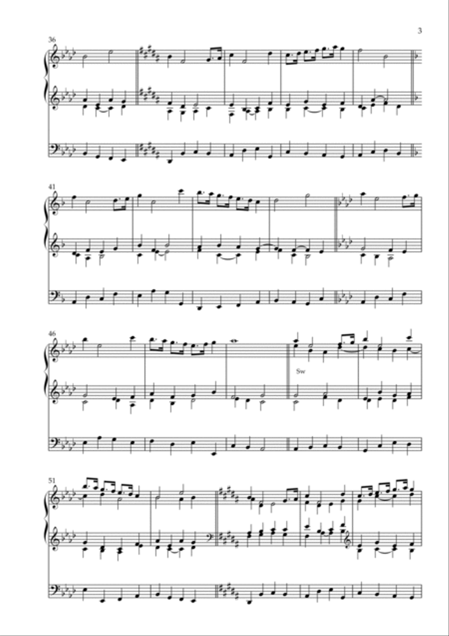 Trumpet Tune, Op. 76 by Vidas Pinkevicius (2020) Trumpet scores gallery preview page 3