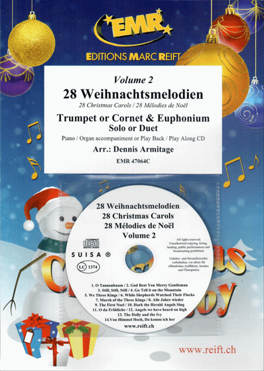 28 Weihnachtsmelodien Vol. 2 Brass Duet scores gallery preview page 1