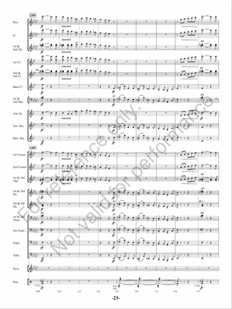 The Charlatan The Charlatan Concert Band scores gallery preview page 24