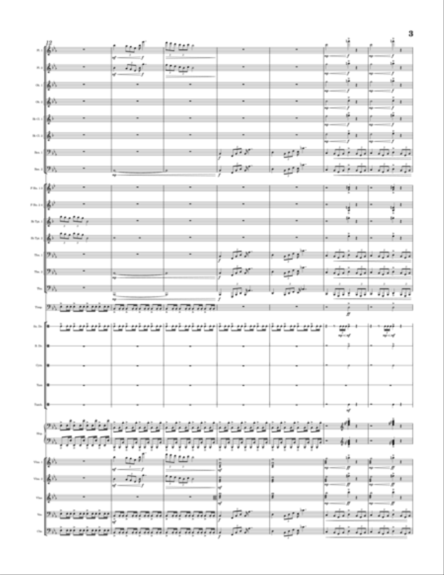 Canyon Overture Canyon Overture Full Orchestra scores gallery preview page 3