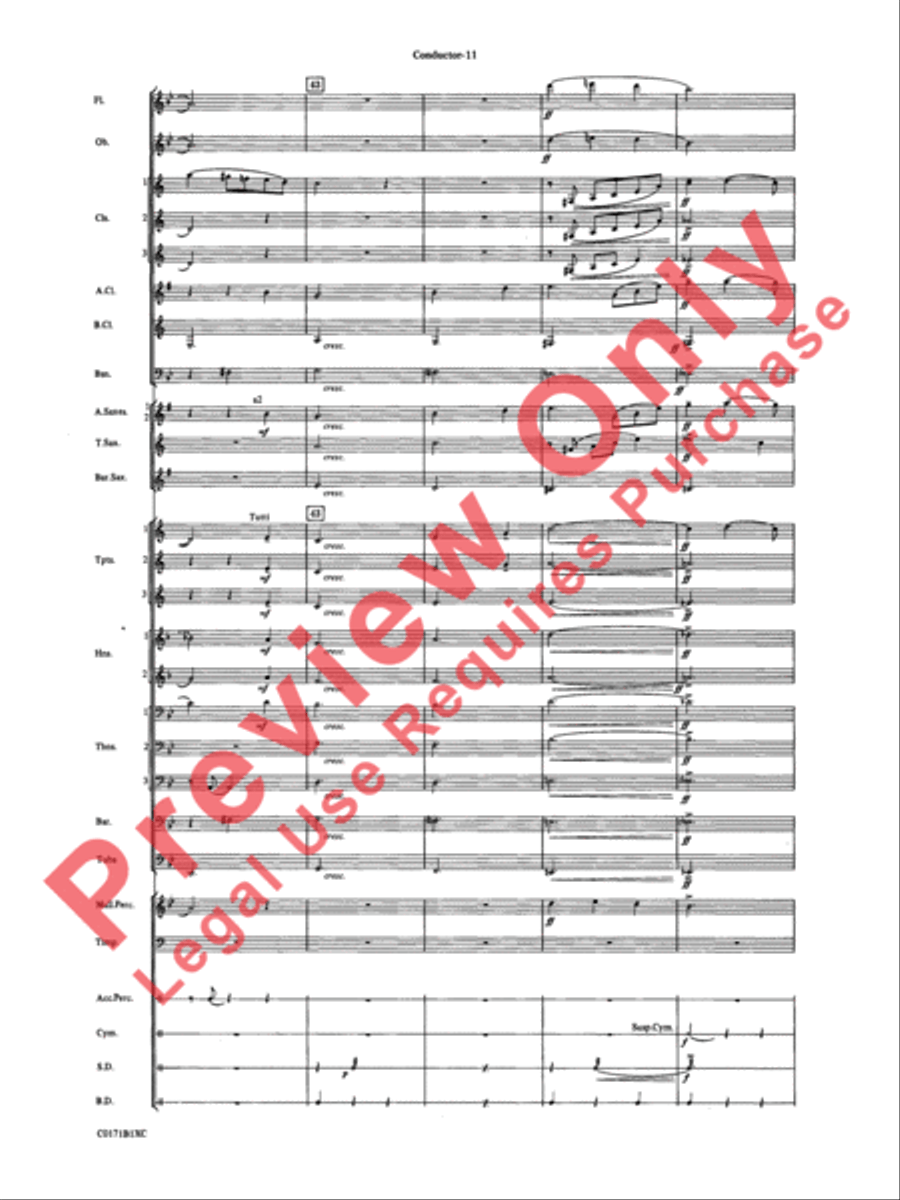 Mancini Magic Concert Band scores gallery preview page 14