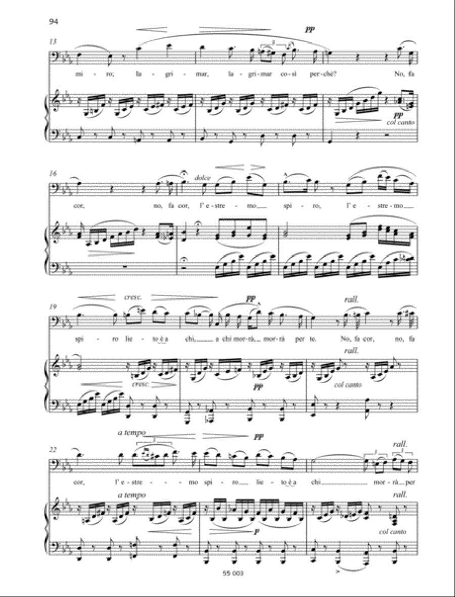 Per me giunto... O Carlo ascolta... lo morrò Baritone Voice scores gallery preview page 2