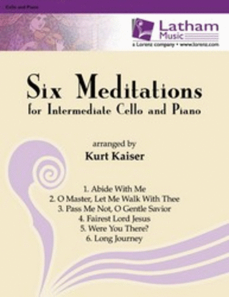 Six Meditations for Intermediate Cello and Piano image number null