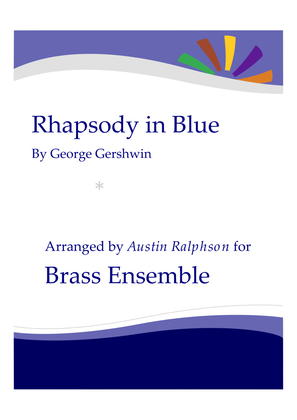 Book cover for Rhapsody In Blue - brass ensemble
