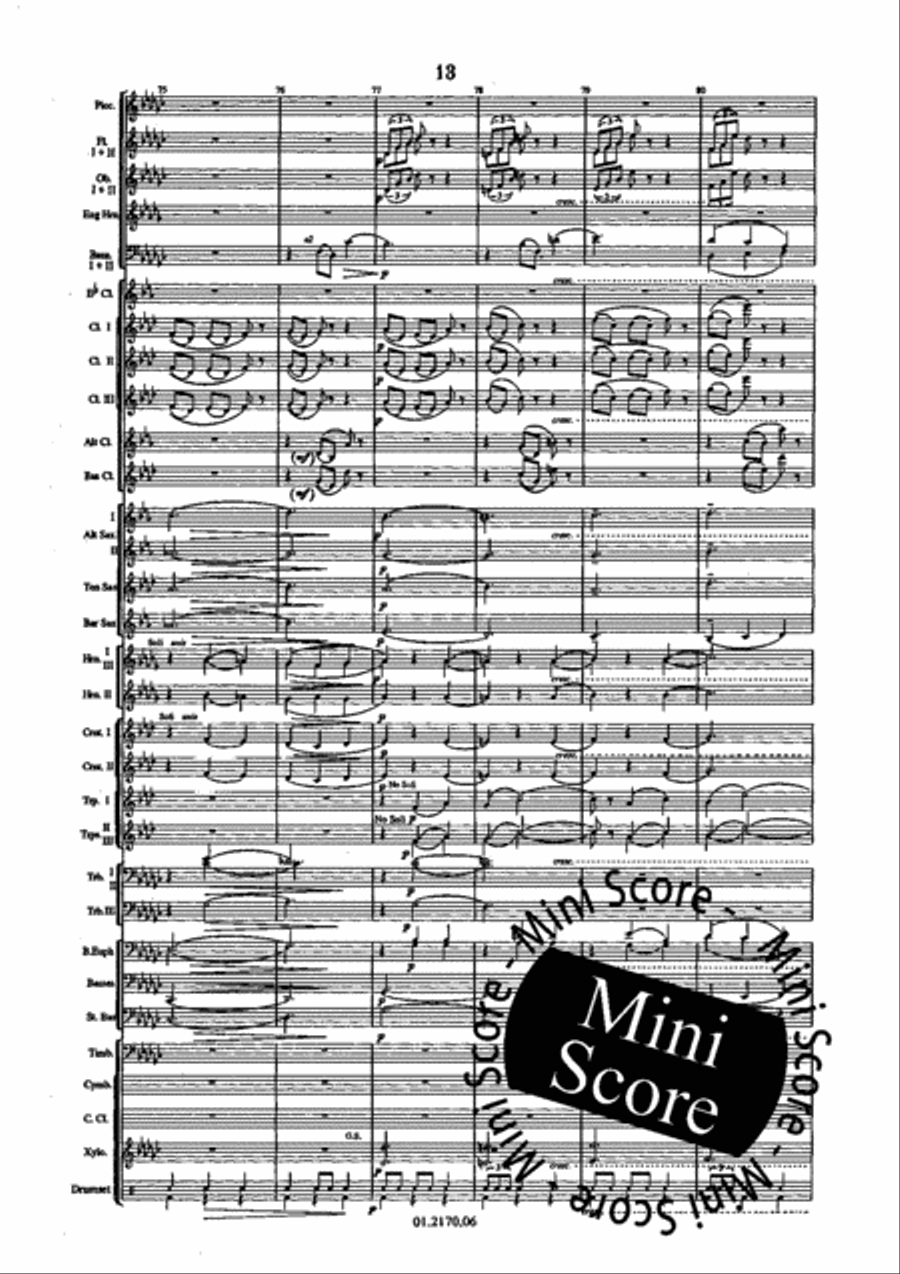 Mills Go Round Concert Band scores gallery preview page 19