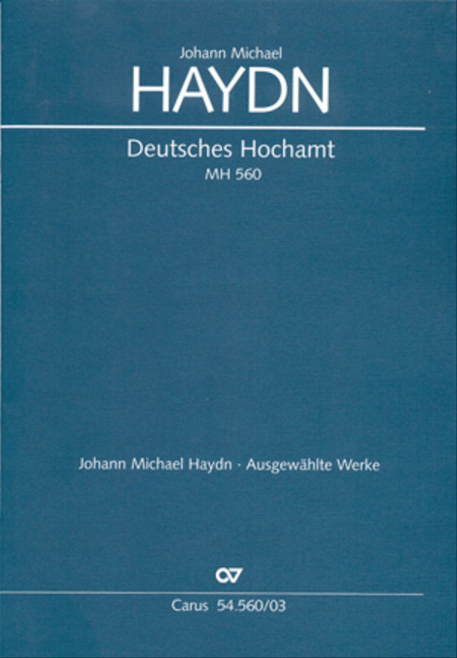 Deutsches Hochamt Deutsches Hochamt 4-Part scores gallery preview page 1