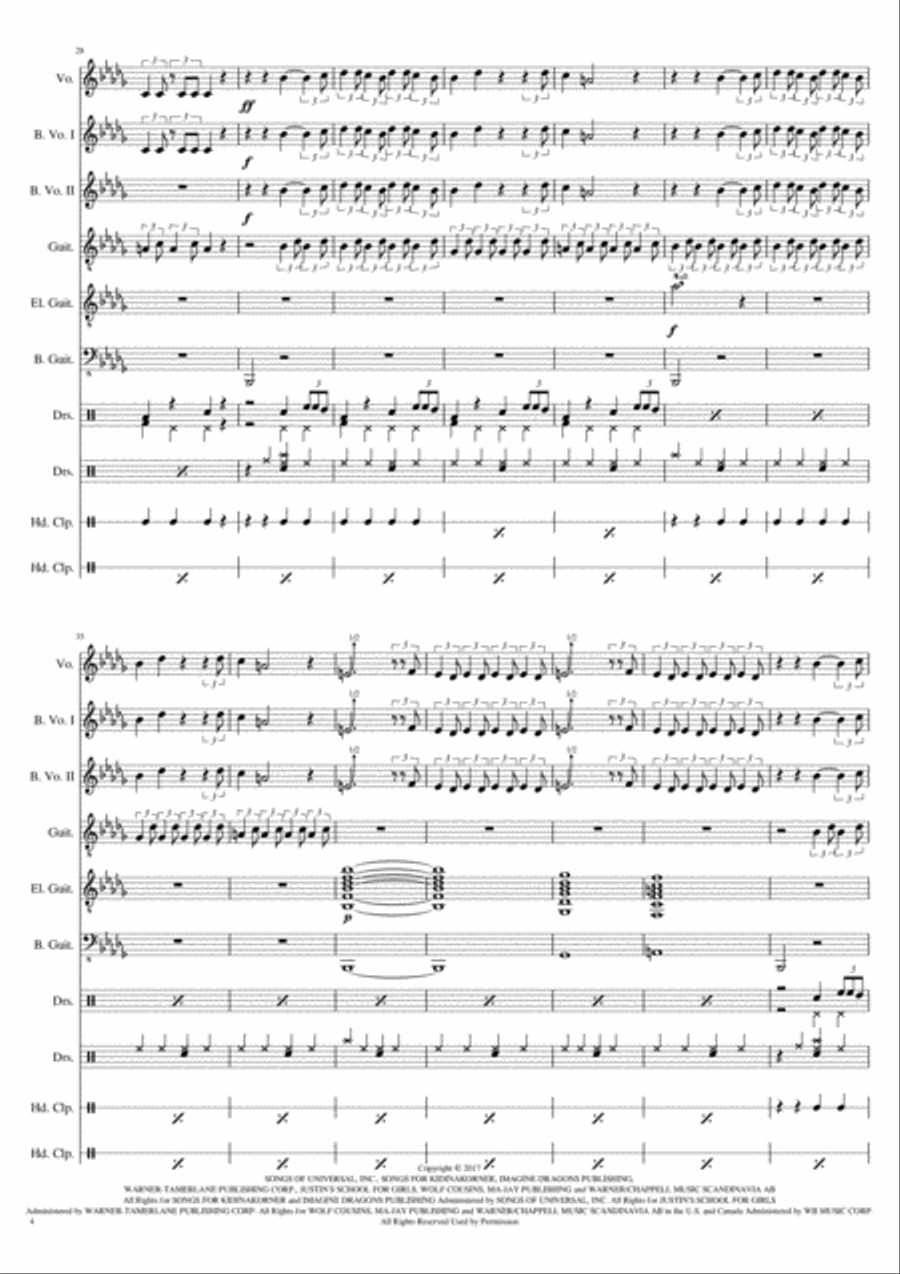 Believer Believer Small Ensemble scores gallery preview page 4