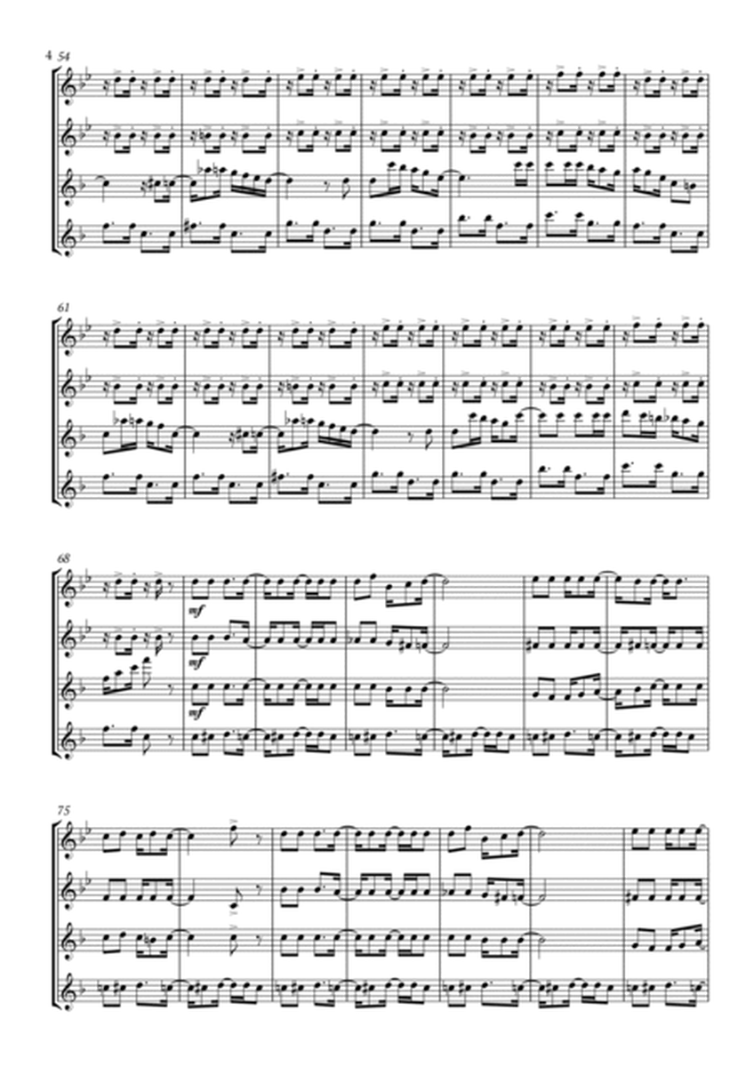 Jingle Bells for Saxophone Quartet SSAA image number null