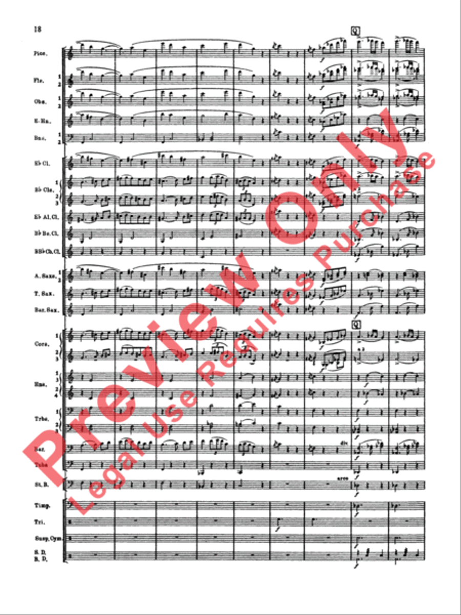 Symphonic Dance No. 2 Concert Band scores gallery preview page 19