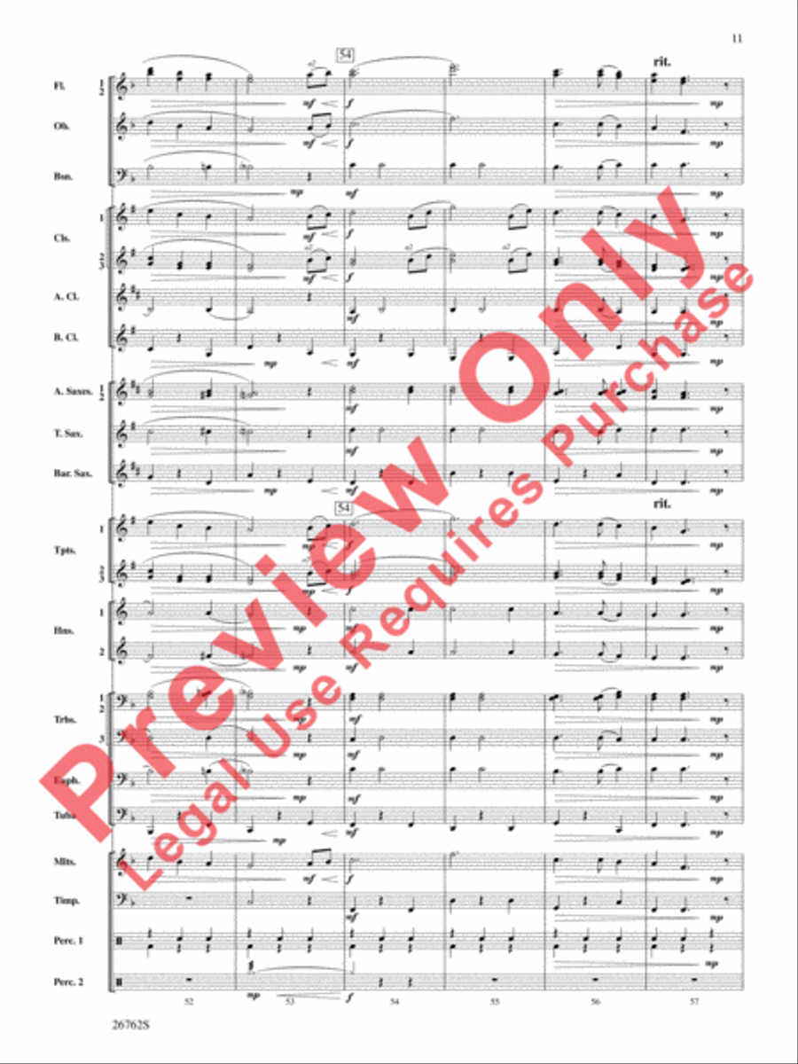 Rainbows Concert Band scores gallery preview page 12
