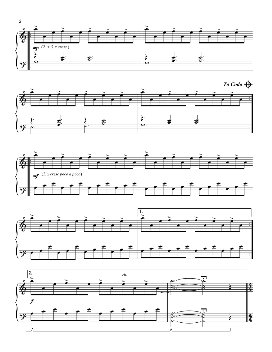 Anything Is Possible Piano Solo scores gallery preview page 2
