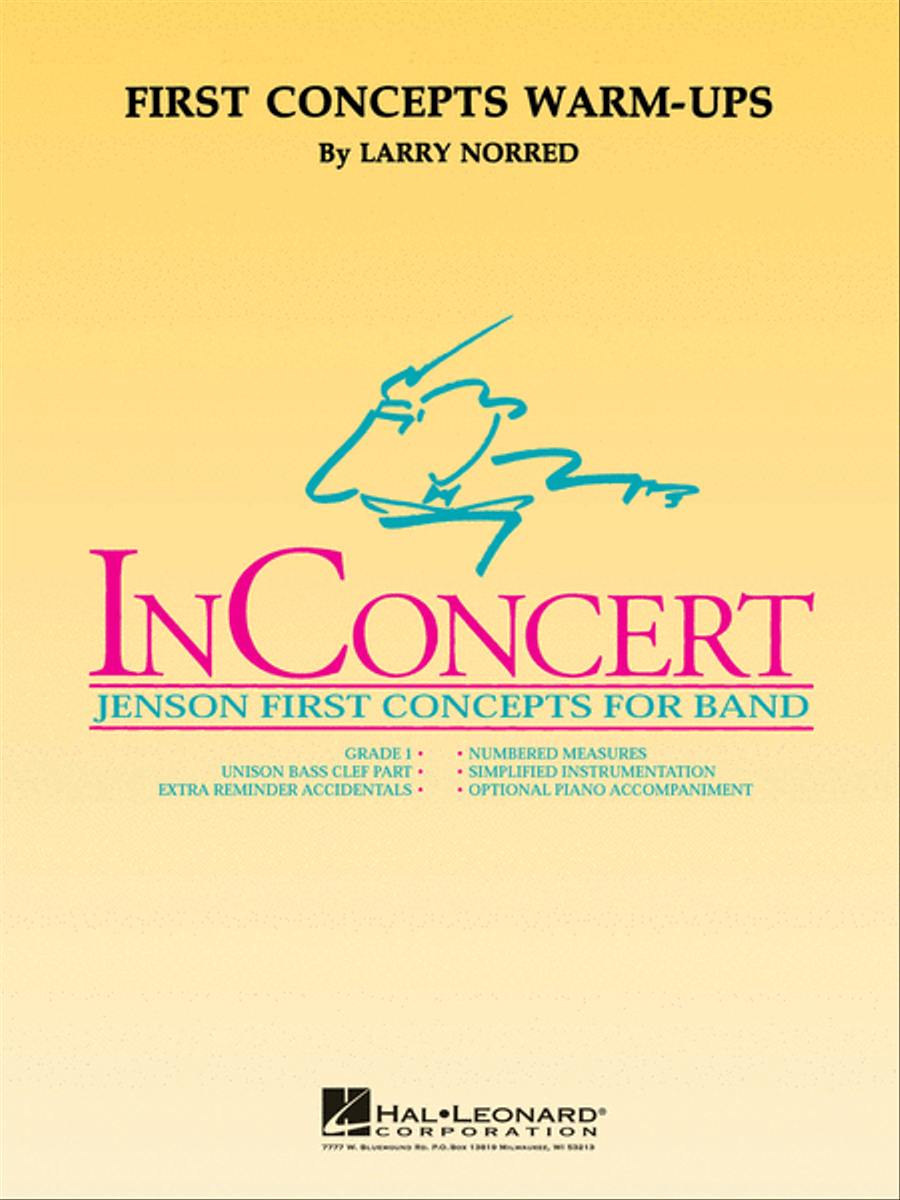 First Concepts Warm-ups Concert Band scores gallery preview page 1