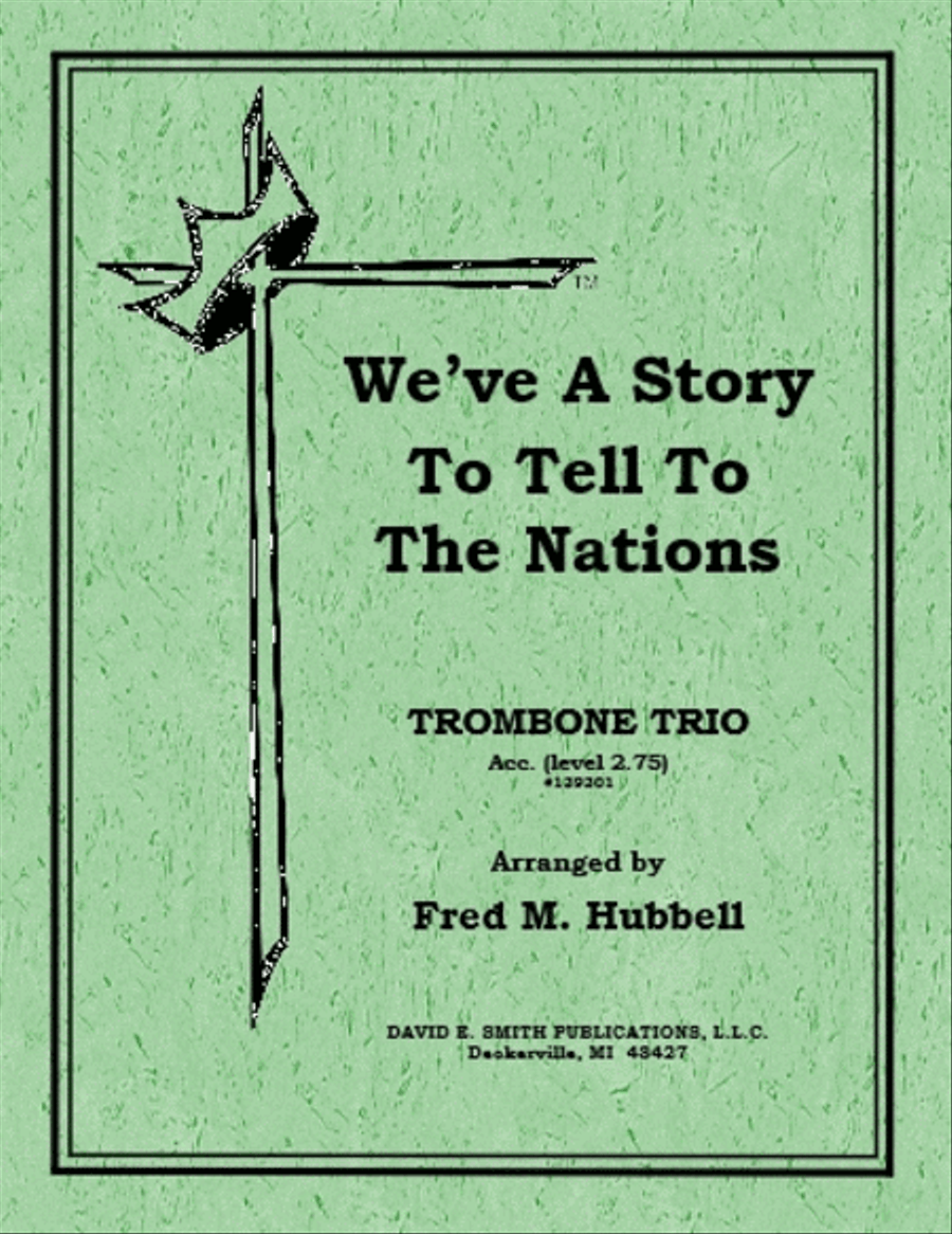 We've A Story to Tell To The Nations Brass Trio scores gallery preview page 1