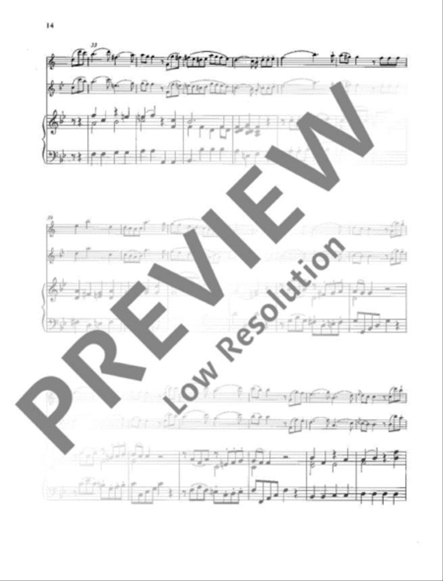 Two Sonatas Clarinet scores gallery preview page 15