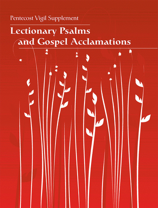 Book cover for Lectionary Psalms and Gospel Acclamations - Supplement for Vigil of Pentecost