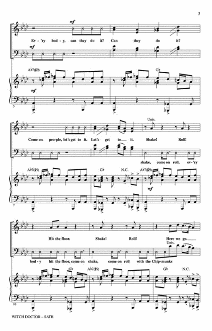 <br>Sheet music extract