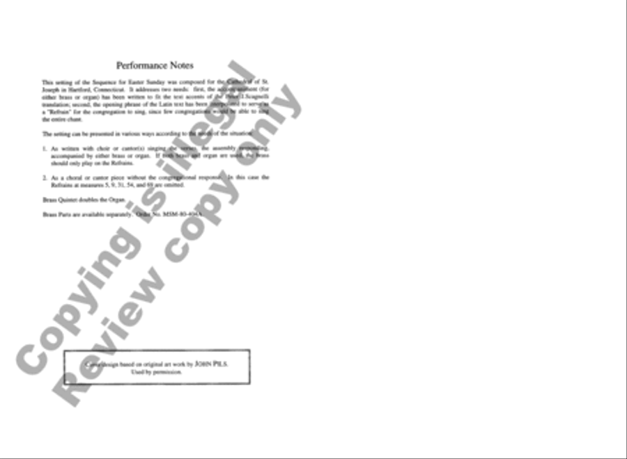 Easter Sequence 4-Part scores gallery preview page 2