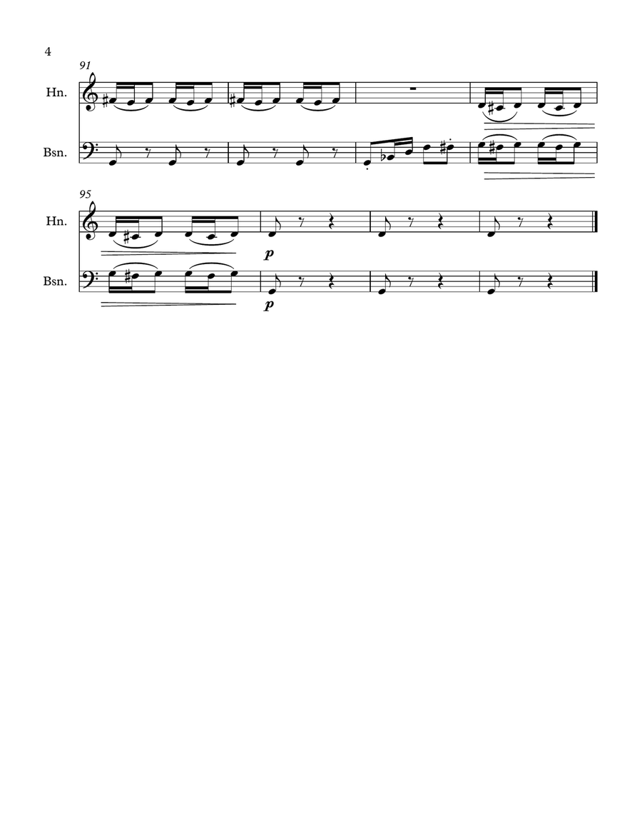 Duet for Bassoon and Horn Duet for Bassoon and Horn Woodwind Duet scores gallery preview page 4