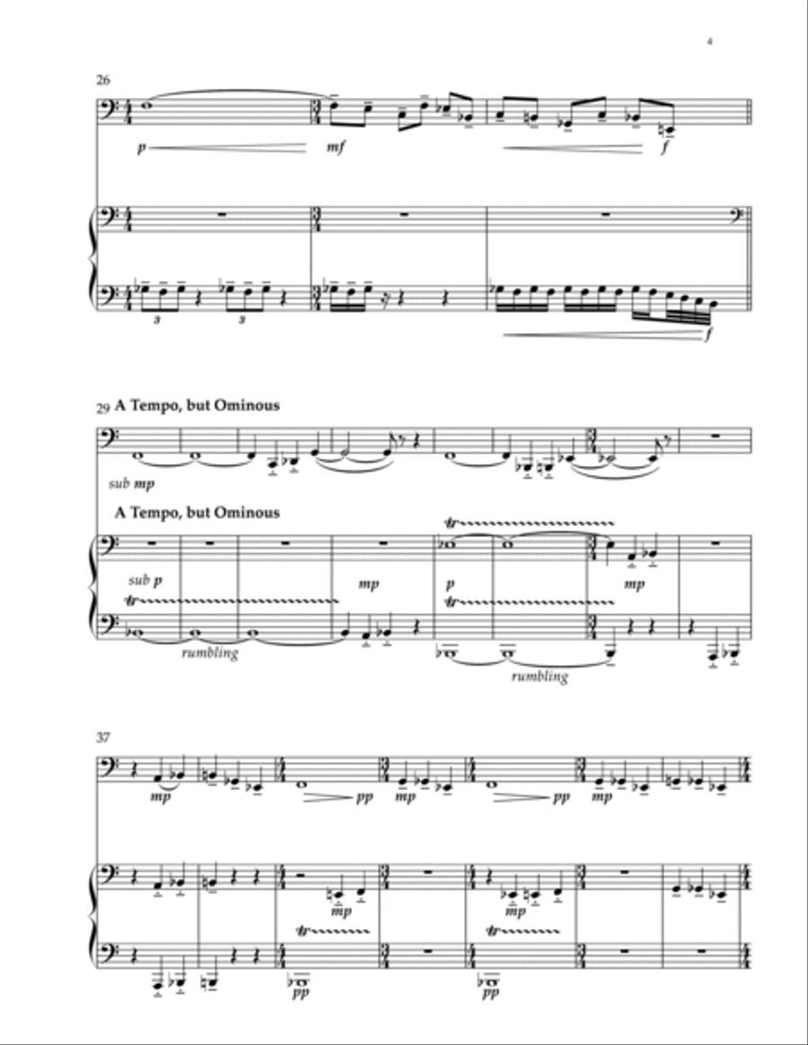 The Crater of Doom Chamber Music scores gallery preview page 6