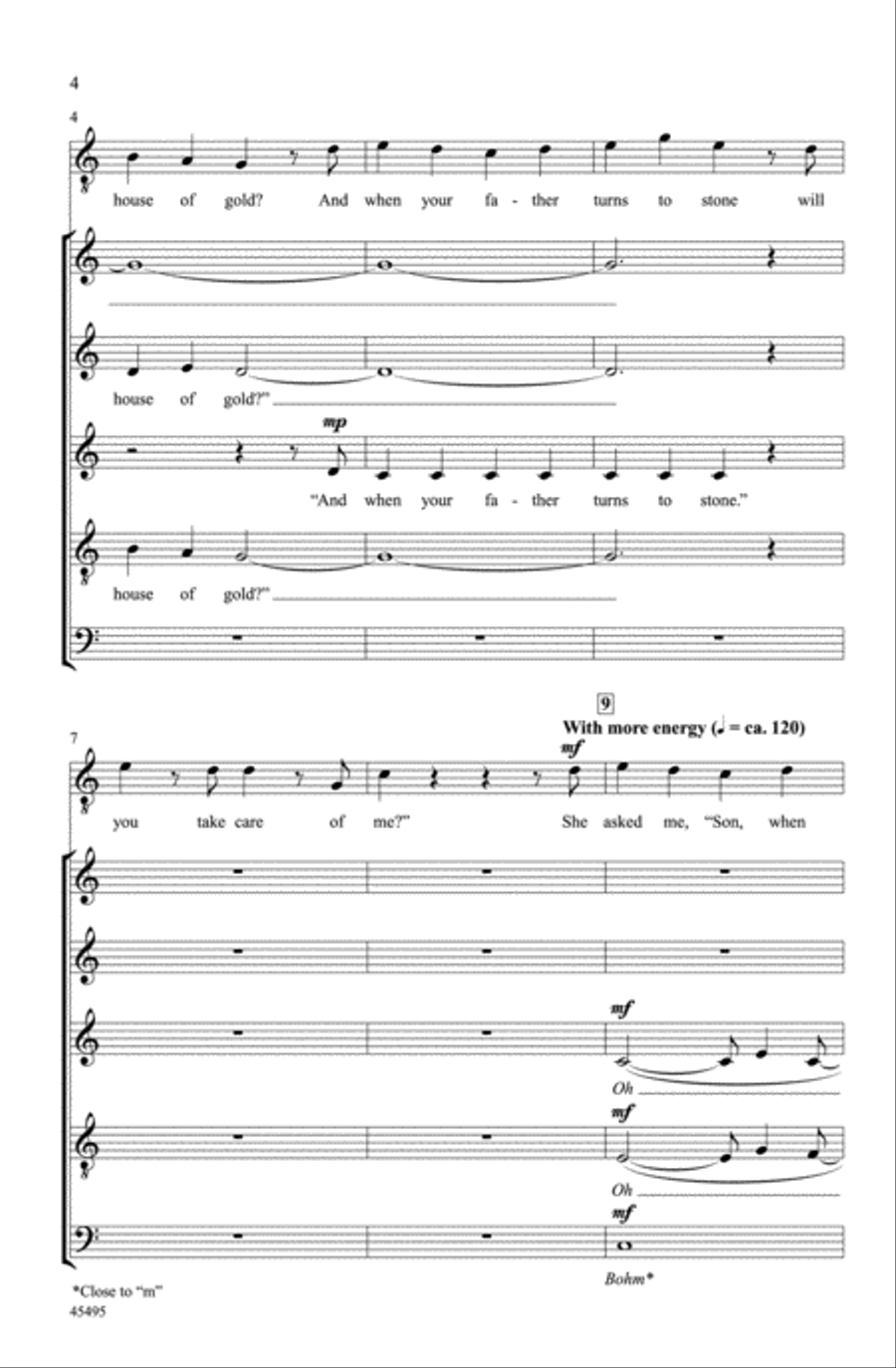 House of Gold House of Gold A Cappella scores gallery preview page 2