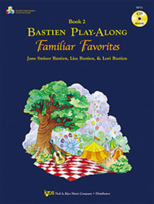 Book cover for Bastien Play-Along Familiar Favorites, Book 2 (Book & CD)
