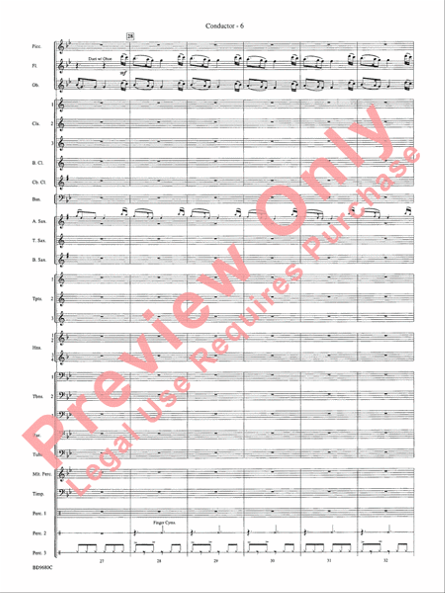 Ireland: Of Legend and Lore Concert Band scores gallery preview page 11