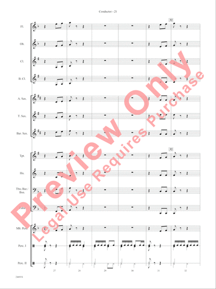 Belwin Very Beginning Band Kit #2 Concert Band scores gallery preview page 24
