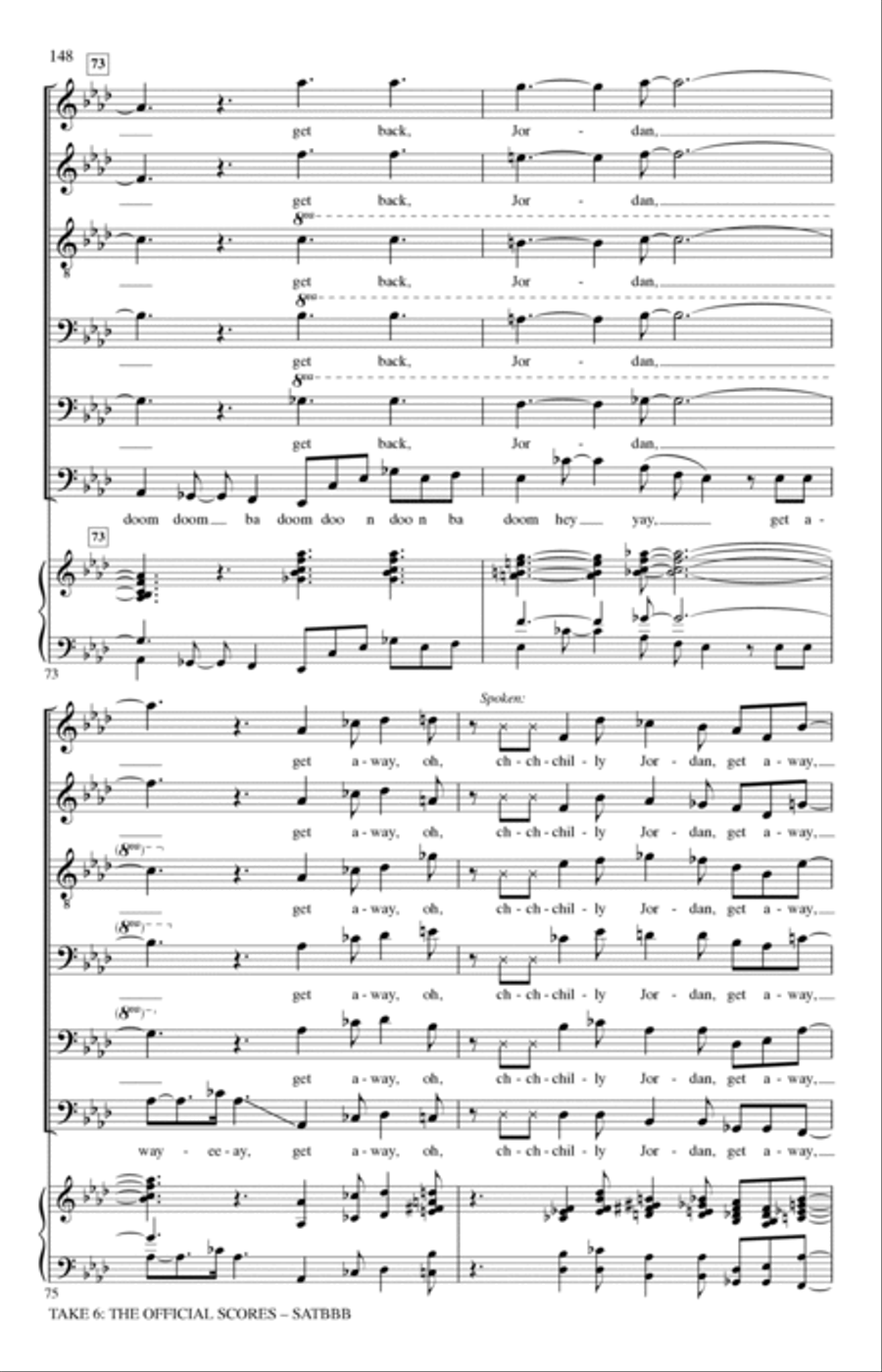 Get Away Jordan A Cappella scores gallery preview page 19
