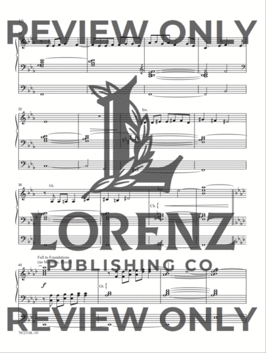 My Hope Is Found Organ Solo scores gallery preview page 8