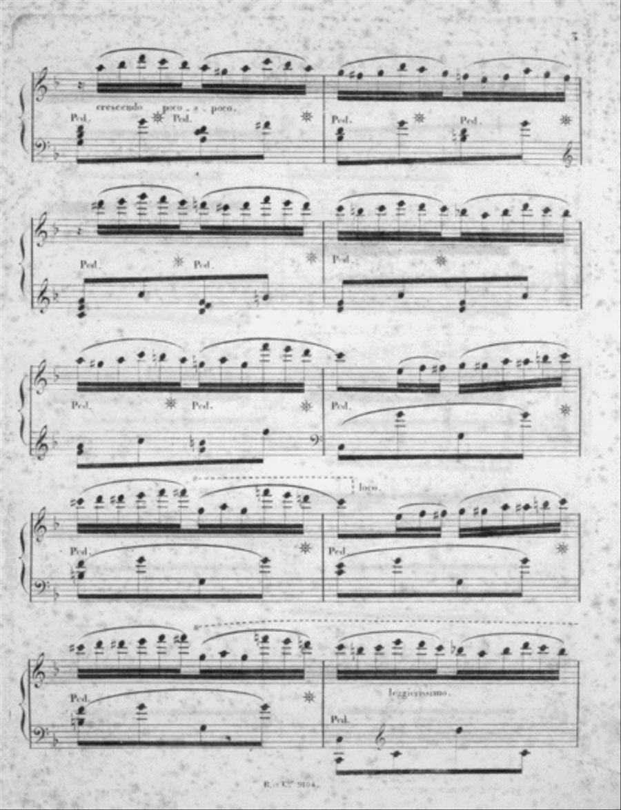 La Locomotive. Etude de Velocite pour Piano Piano Method scores gallery preview page 4