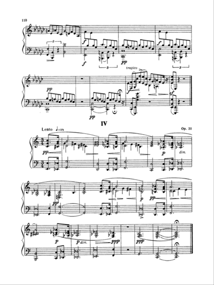 Scriabin: Preludes Scriabin: Preludes Piano Solo scores gallery preview page 1