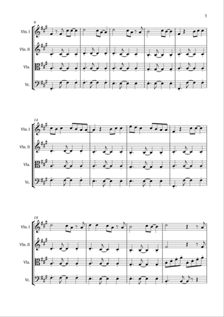 All Of Me All Of Me String Quartet scores gallery preview page 5