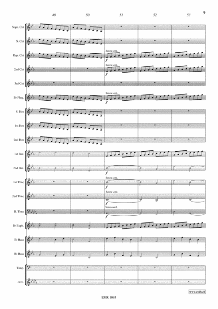 The Great Gate Of Kiev Brass Band scores gallery preview page 10