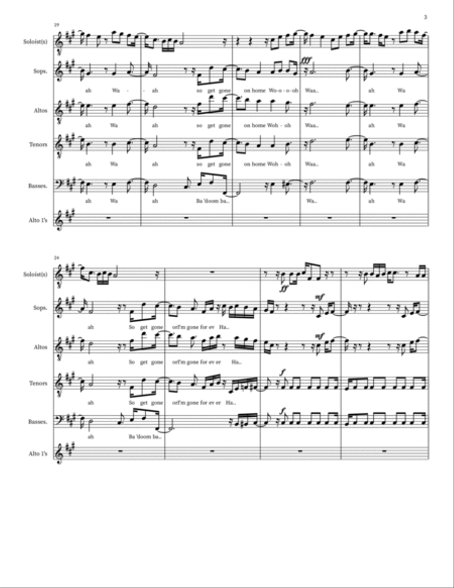 G Train 4-Part scores gallery preview page 3