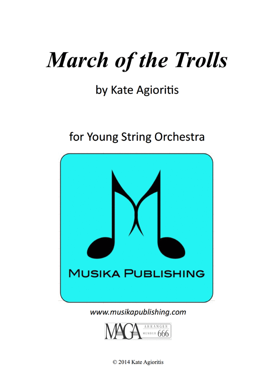 March of the Trolls - String Orchestra String Orchestra scores gallery preview page 1