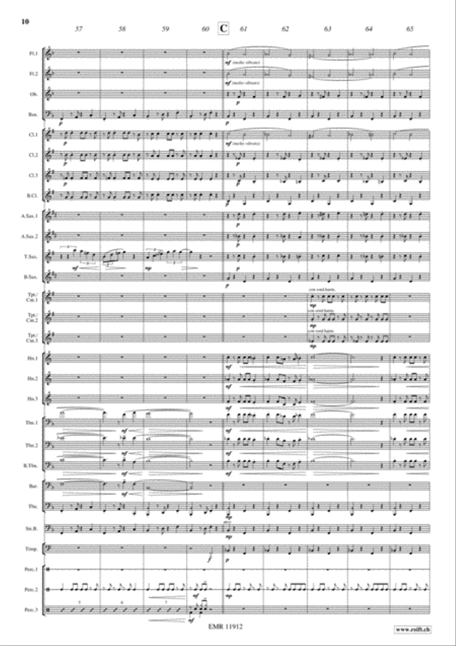 La Dolce Vita Concert Band scores gallery preview page 11