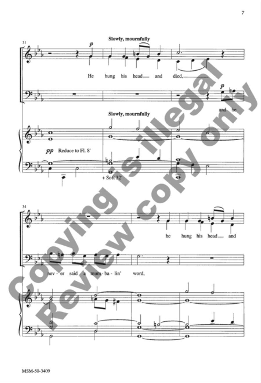 They Crucified My Lord They Crucified My Lord 3-Part scores gallery preview page 14