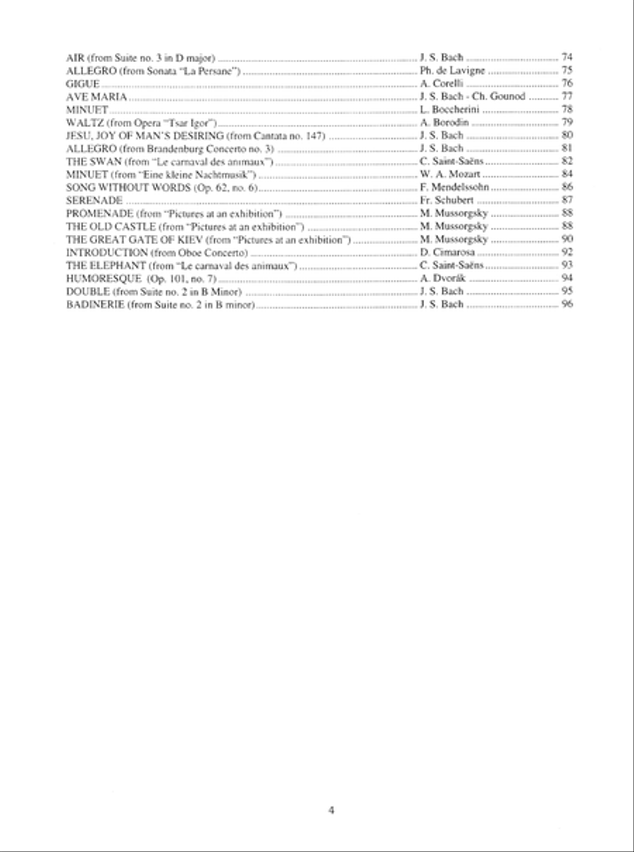 Classical Repertoire for Recorder