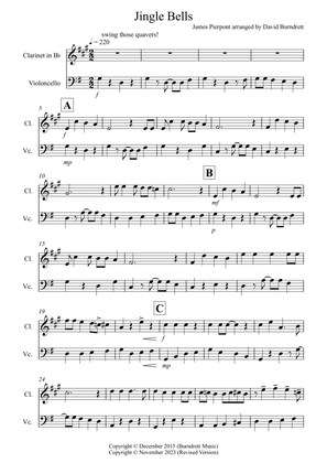 Jingle Bells (Jazzy Style!) for Clarinet and Cello Duet
