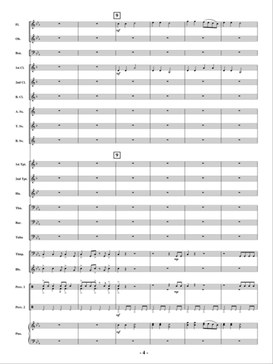 Hanukkah Dance (Sevivon) Concert Band scores gallery preview page 3