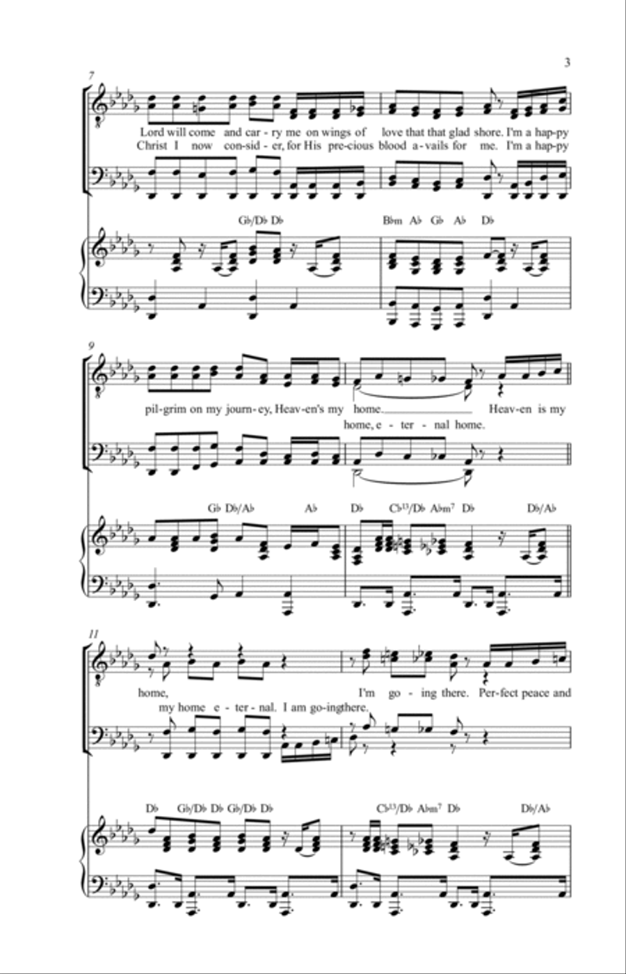 Heaven Is My Home Piano, Vocal, Guitar scores gallery preview page 3