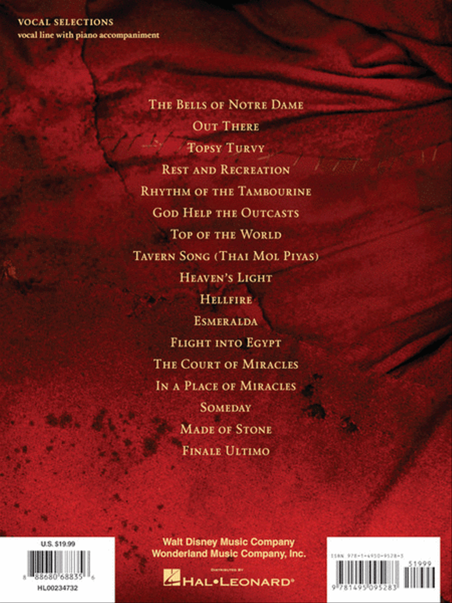 The Hunchback of Notre Dame: The Stage Musical Voice scores gallery preview page 5