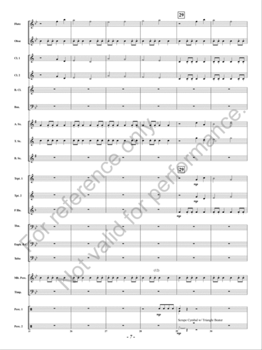 Firebolt Concert Band scores gallery preview page 8