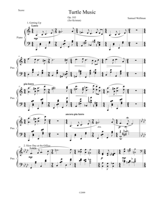 Turtle Music, Op. 183