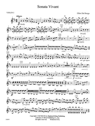 Sonata Vivant: 1st Violin
